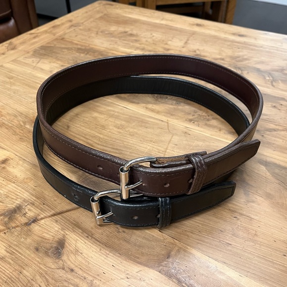 Pair of steel core heavy duty men’s belts. Great shape! - Picture 2 of 6